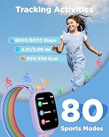 Kids Smart Watch 1.8 inch Fitness Pedometer Heart Rate IP68 view 3