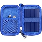 Hard Drive Case for Samsung T9 Portable SSD/Samsung T7 Shield/ T7/ T7 Touch Portable SSD Solid State Drive 1TB, 2TB, 500GB, Case Only (Blue)