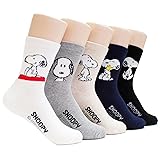 EVEISOCKS The Peanuts Cartoon Movie Series Women's