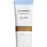 COVERGIRL - Clean Matte BB Cream, Oil-Free, Long-Lasting, Sensitive Skin, Lightweight, 100% Cruelty-Free