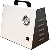 Portable Laboratory Vacuum Pump, Oilless Diaphragm Pump for Vacuum Filtration Apparatus, Oil Free Vacuum Pump with Rubber Tub