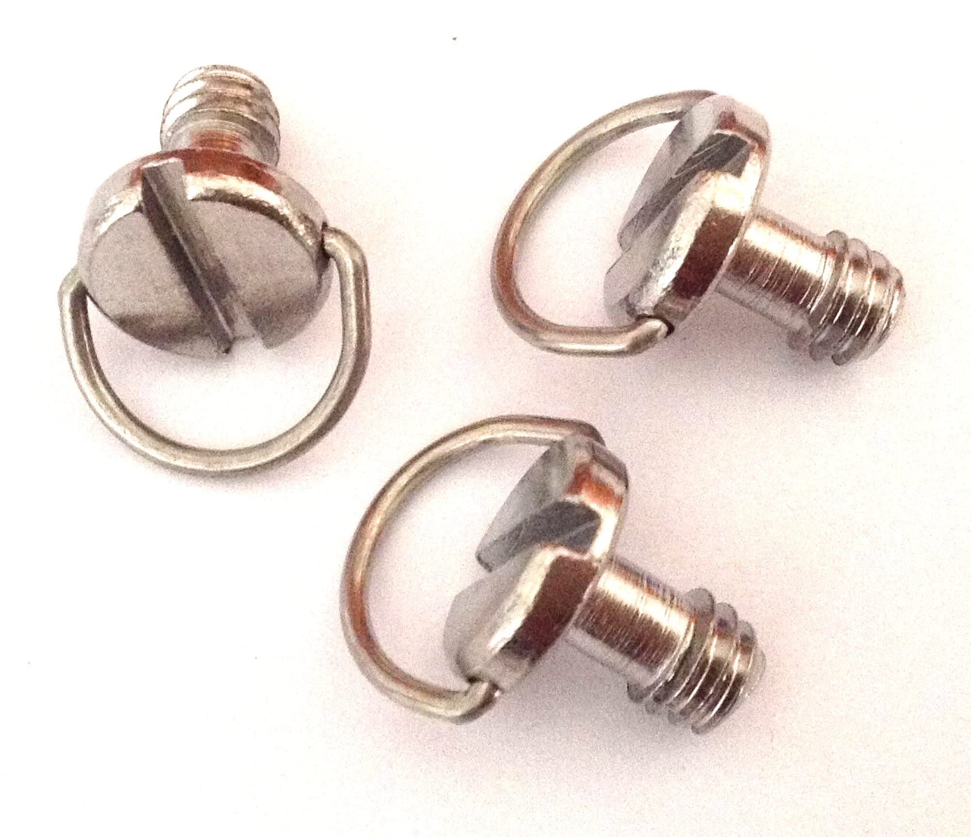 New 3x Aluminum Alloy 1.1cm Length Video Camera Tripod Flash Light Fast Mounting Plate Connector Screws 1/4 Grip Handle Connect Adapter Photograph Shoot Film Parts Accessories