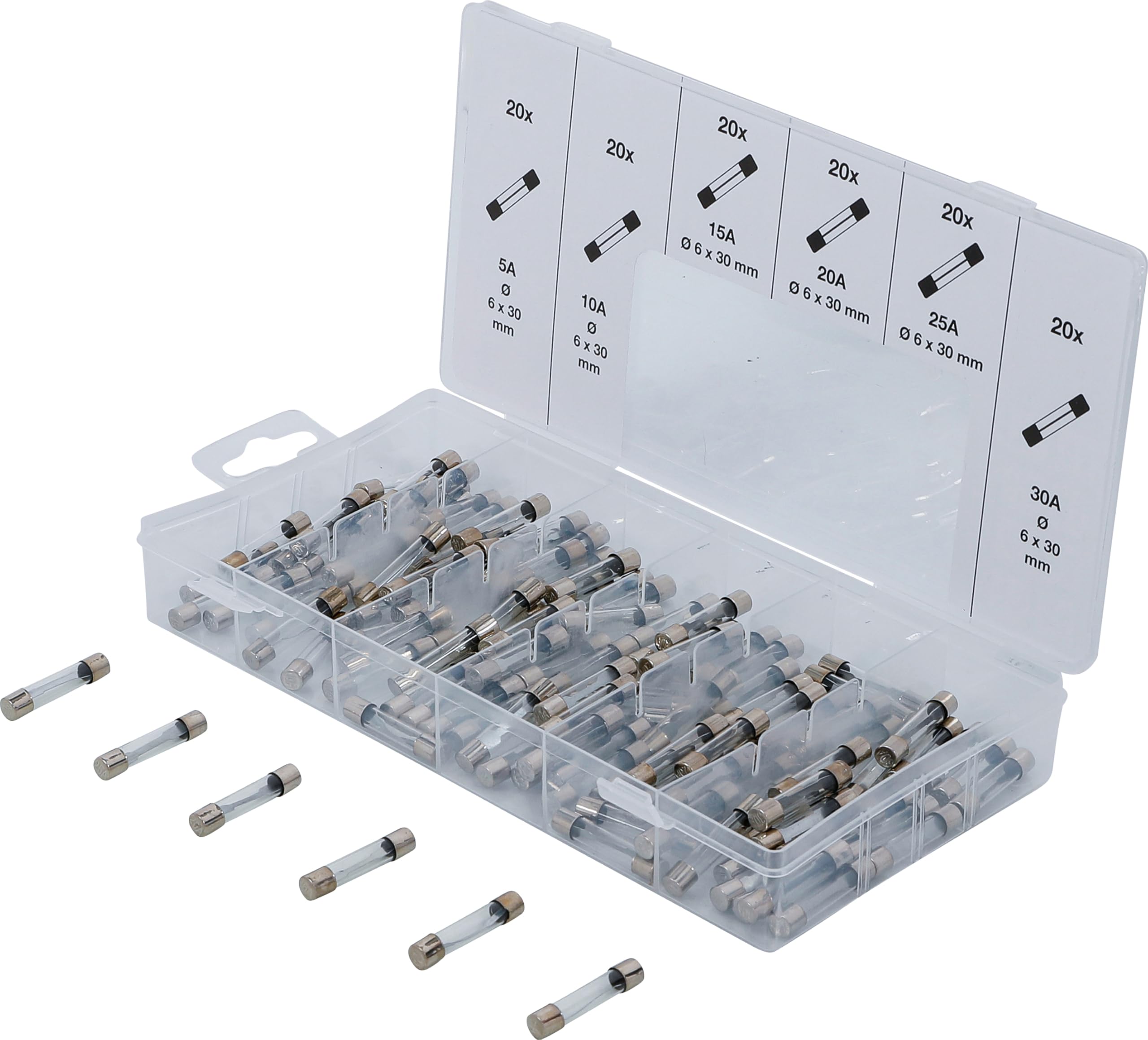 BGS 14125 | Glass Fuse Assortment | 120 pcs.