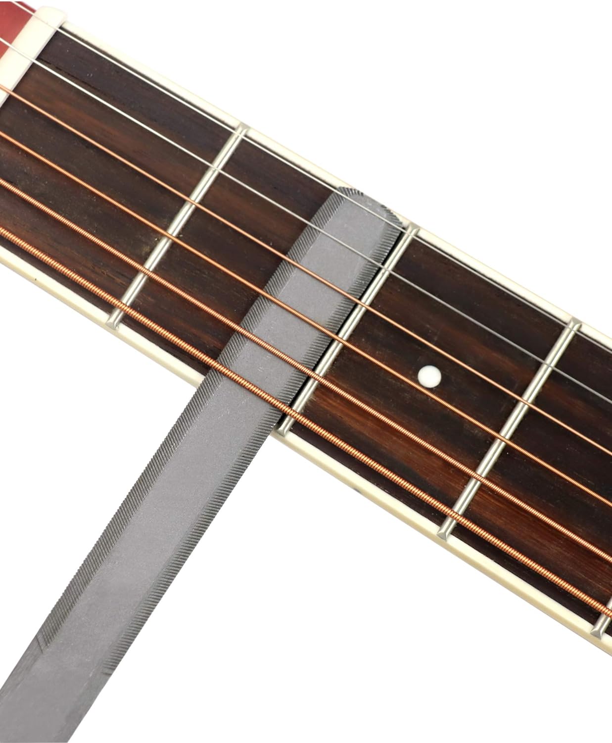 Gauged Nut Slotting File Set For Acoustic Guitar - Metallor Guitar Nut File Set Double Edge Nut Slotting File For Electric Guitar Set Of 3pcs