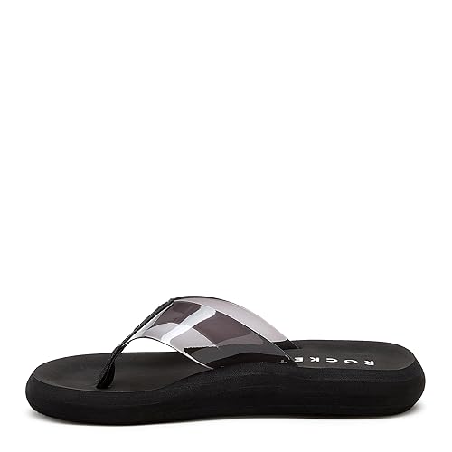 Rocket Dog Women's Beach Flip-Flop, Smoke, 8