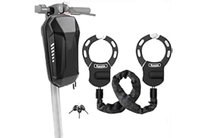 FUREIN Scooter Lock,Electric Scooter Locks Anti Theft,Electric Scooter Lock with Silicone Scratch Protection,Including One Portable 3L Storage Bag