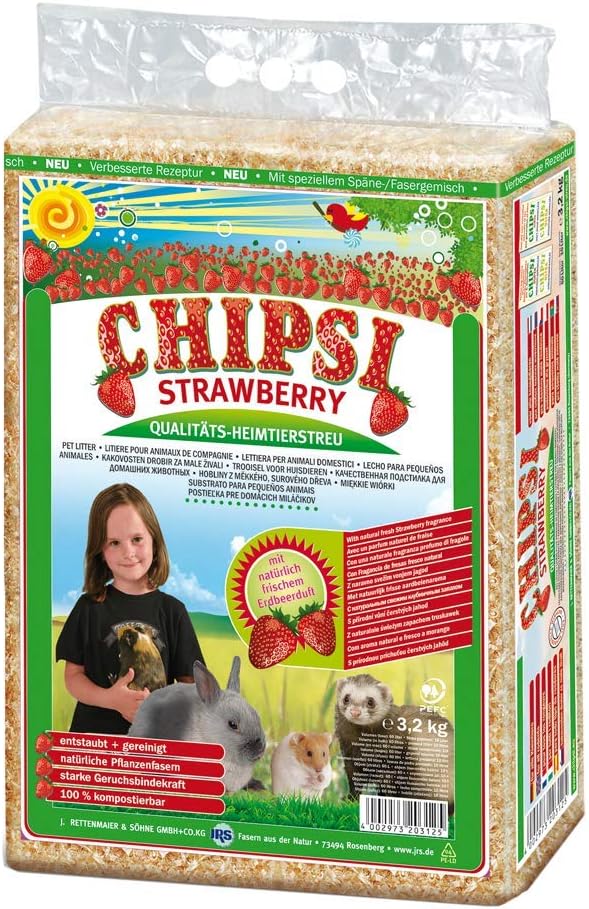 Chipsi Strawberry 60 L, 3.2 kg (Pack of 1)