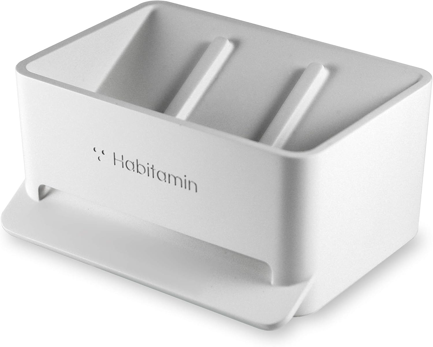 Habitamin Soap Mate Slanted soap Dish with selfdraining & Drying Fast