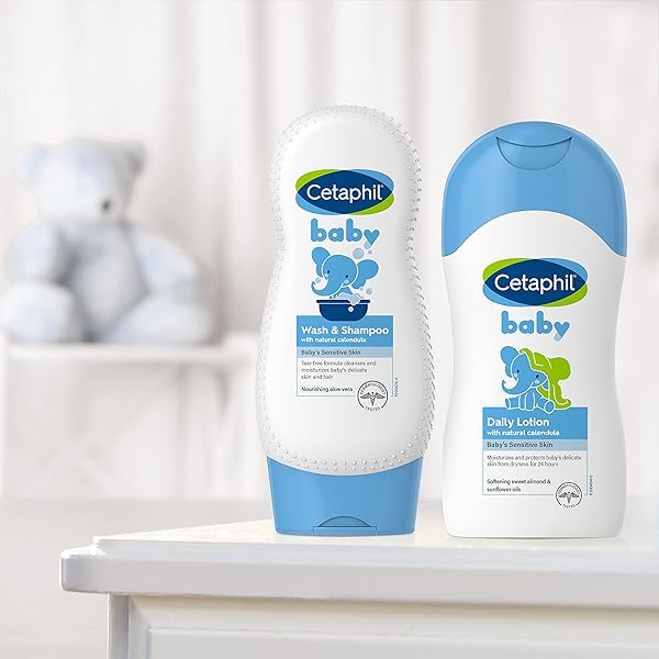 CETAPHIL BABY WASH & SHAMPOO ,TEAR FREE, PARABEN, COLORANT AND MINERAL OIL FREE, 13.5 FL. OZ (PACKAGING MAY VARY)