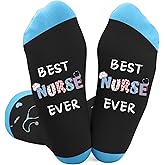 fiszdovb Nurse Gifts for Women,Christmas Nurse Practitioner Gifts for Nurses Day Certified Nurses Week Socks Nursing Student Appreciation Thank You Graduation Retirement Gift Ideas,Stocking Stuffers