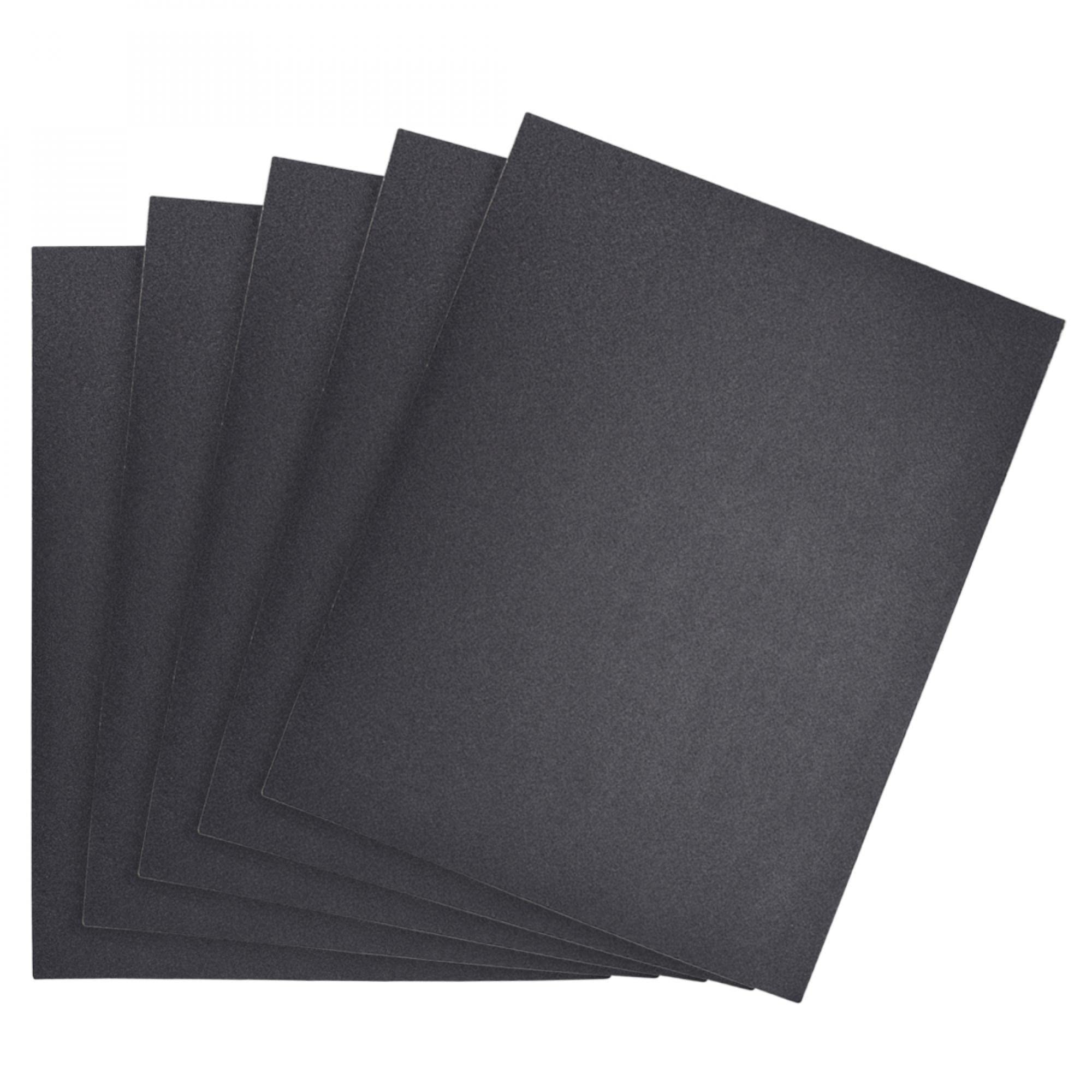 sourcing map 240 Grits Sanding Sheets 9-inch x 11-inch Wet Dry Silicon Carbide Sandpaper for Wood Furniture Metal Polishing 5pcs
