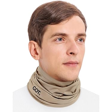 XUZHANG Bandana Cache-Cou Vintage – Écharpe Tube Multiusages, Protection UV, Anti-Poussière, Respirant Et Séchage Rapide, 25x50 Cm
