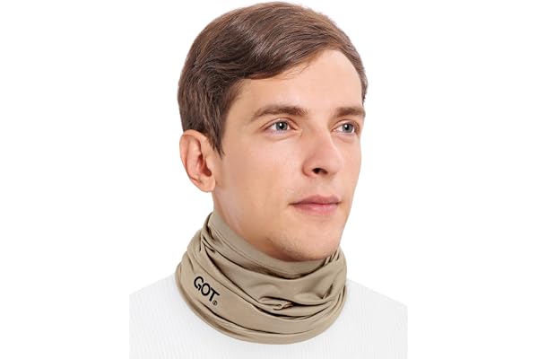 GOT Sports Cooling Neck Gaiter - UPF 50+ Fishing Face Mask for Men Women - Thermoregulation & UV Sun Protection