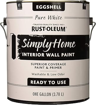 Amazon Com Rust Oleum Simply Home Cascara De Huevo Blanco Puro Interior Pintura De Pared Galon Home Improvement Amazon Com Rust Oleum Simply Home Cascara De Huevo Blanco Puro Interior Pintura De Pared Galon Home Improvement