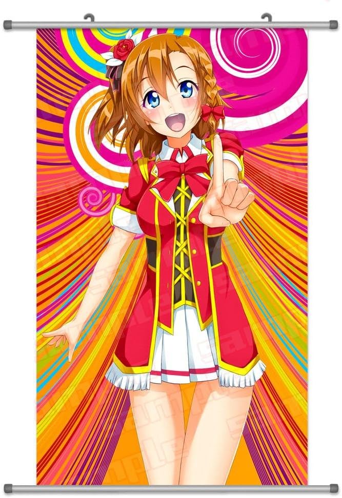 Amazon Com A Wide Variety Of Love Live School Idol Project Anime Characters Wall Scroll Hanging Decor Kousaka Honoka 1 Posters Prints