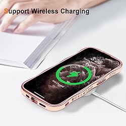 Hython for iPhone 11 Pro Case Cute Curly Wave Frame