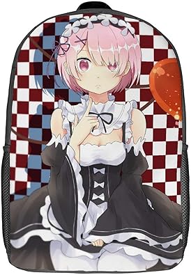 Amazon Re ゼロから始める異世界生活 バックパッ ランドセル 大容量多機能ファッション軽量通気性バッグランドセルかわいいグッズ通学登山外出旅行 Tbbrreeggy メンズ