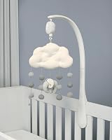 Mamas & Papas Welcome to the World Cloud and Elephant Musical Mobile Grey view 2