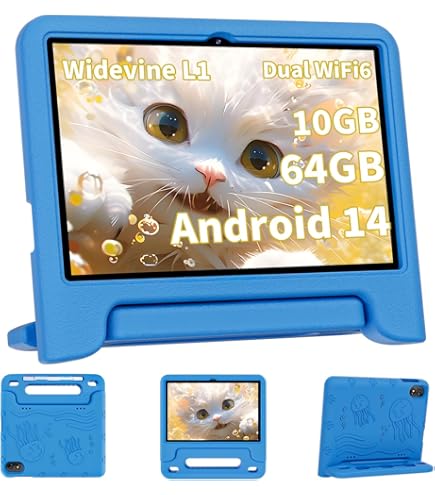 Amazon.com : 2025 Upgraded Android 14 Tablet, 10inch Kids