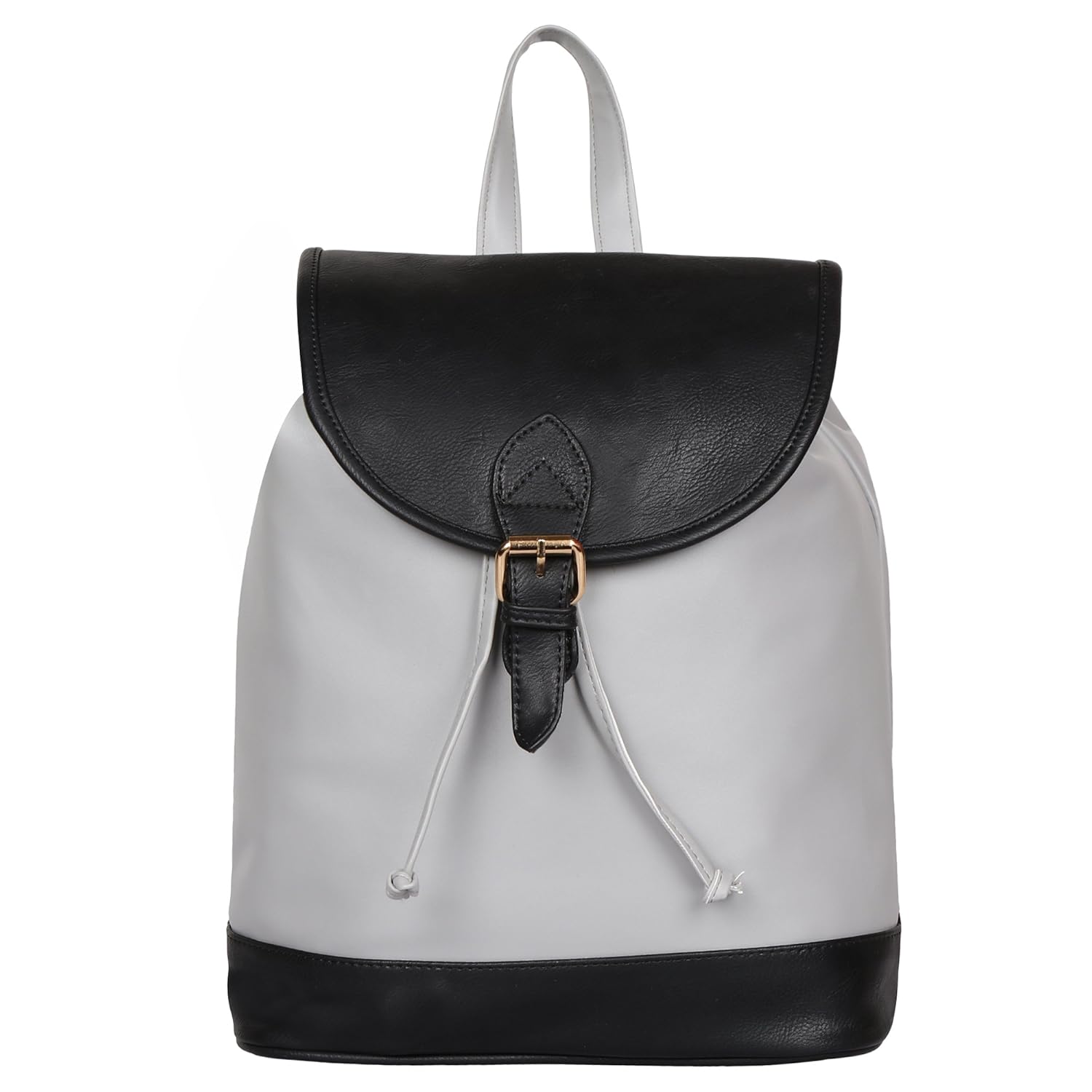 lychee bags pu grey_black kim backpack for girls