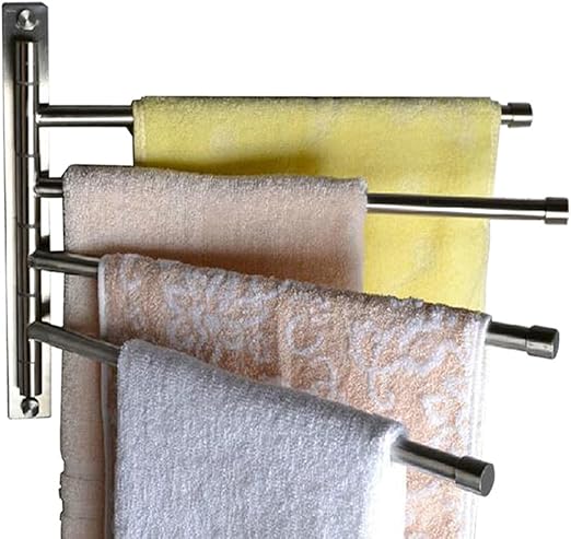 304 Edelstahl Handtuch Rod Badezimmer Zusammenklappbar Objekt Handtuch Badetuch Aufhangen Hebel Amazon De Baumarkt
