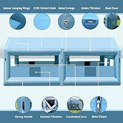 LVAOSTT Paint Booth Inflatable Paint Booth Portable
