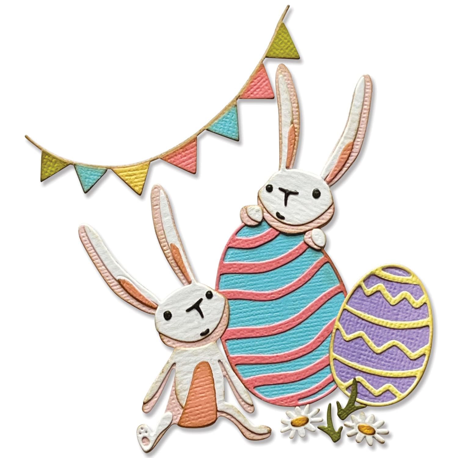 Sizzix Thinlits Die Set 15PK Bunny Games by Tim Holtz, 665850
