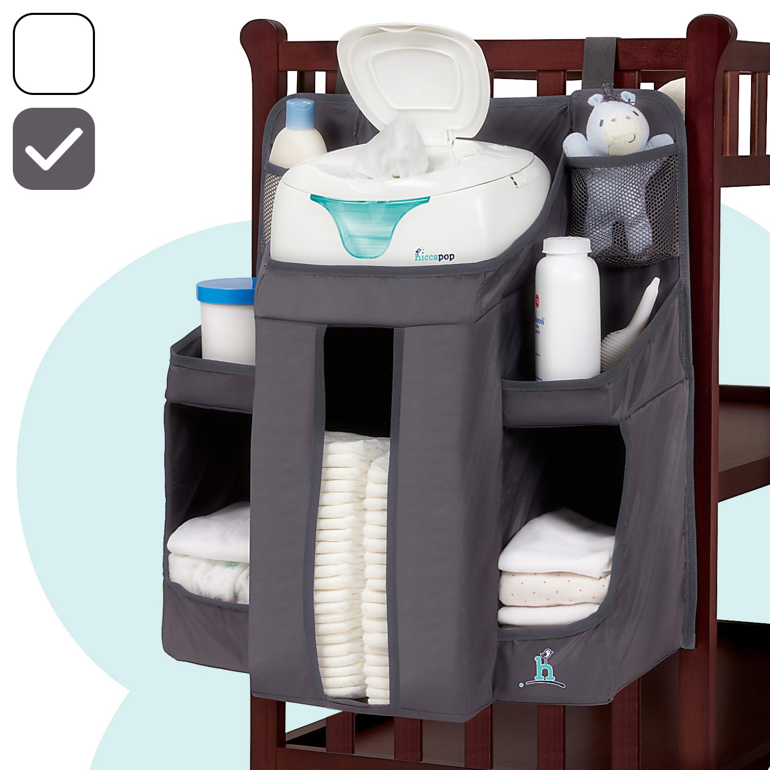 portable nappy caddy