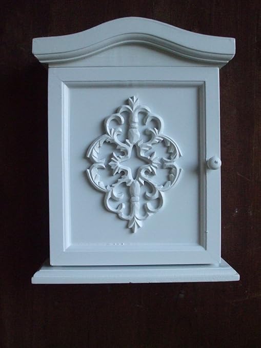 Caja decorativa, armario para llaves, adornos, Blanco,: Amazon.es: Juguetes y juegos