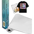 HTVRONT Sublimation HTV for Dark/Light Fabric - Matte Sublimation Vinyl 12" X 10FT for T-Shirts - Work Together with Sublimation Paper, Sublimation Ink and Heat Press