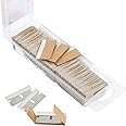 OEMTOOLS 25181 Razor Blades, 100 Pack Utility Knife Blades Refills, High Carbon Steel Utility Blades for Removing Paint and Decals, Fits Standard Razor Tools, Made in the USA