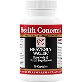 Health Concerns Heavenly Water – Menstrual Cycle & PMS Relief for Women – Menopause Support – Hormonal Balance – Gotu Kola & Chaste Tree Berry Herbal Supplement – Chinese Medicine – 90 Capsules