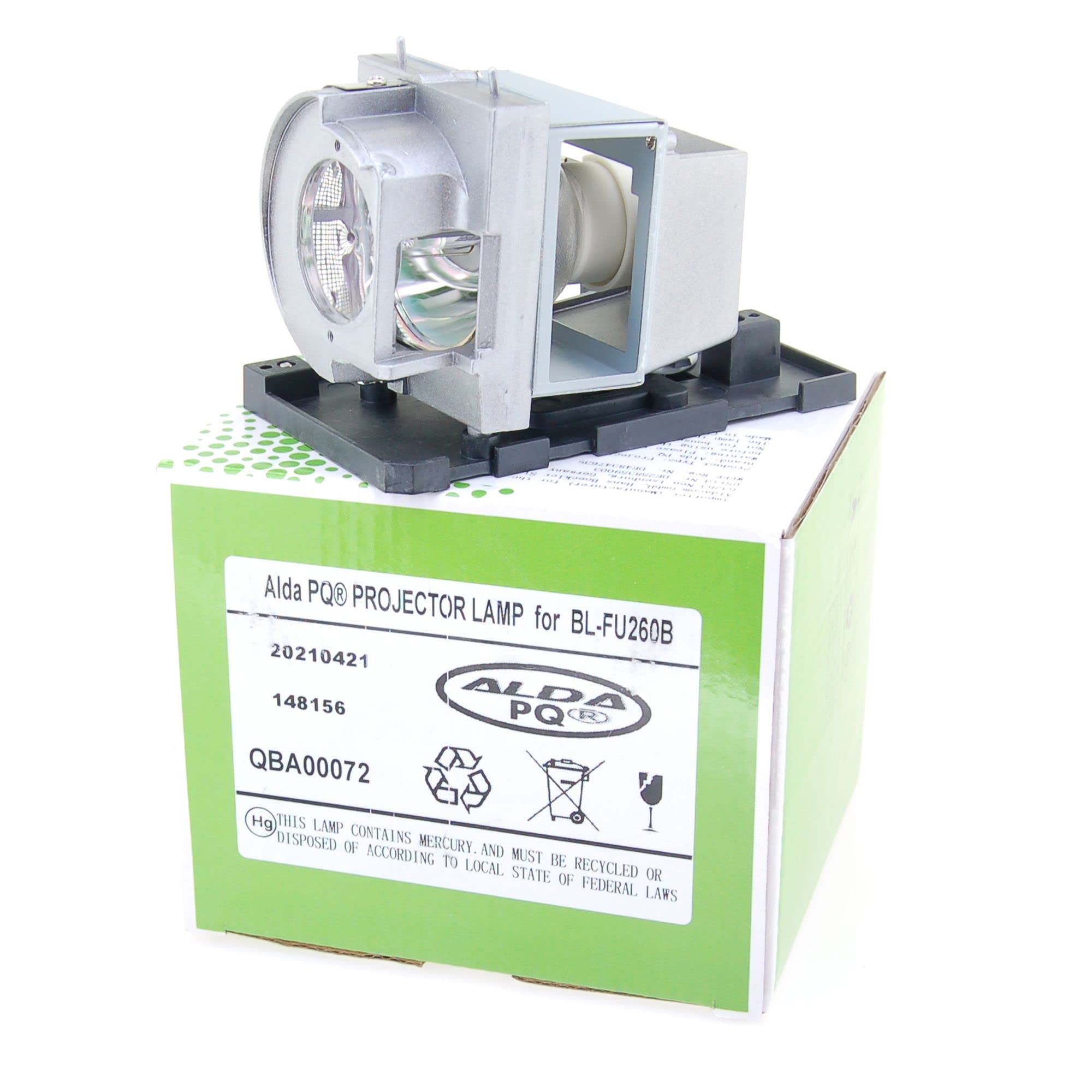 Alda PQ-Premium, Projector Lamp compatible with 1026952, BL-FU260B for SMARTBOARD U100, U100W projectors, lamp with housing