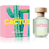 Benetton - Cactus from United Dreams, Eau de Toilette for Woman - Long Lasting - Vegan, Young and Fresh Fragrance - Floral and Fruity Notes - Ideal for Daily Wear - 80 ml