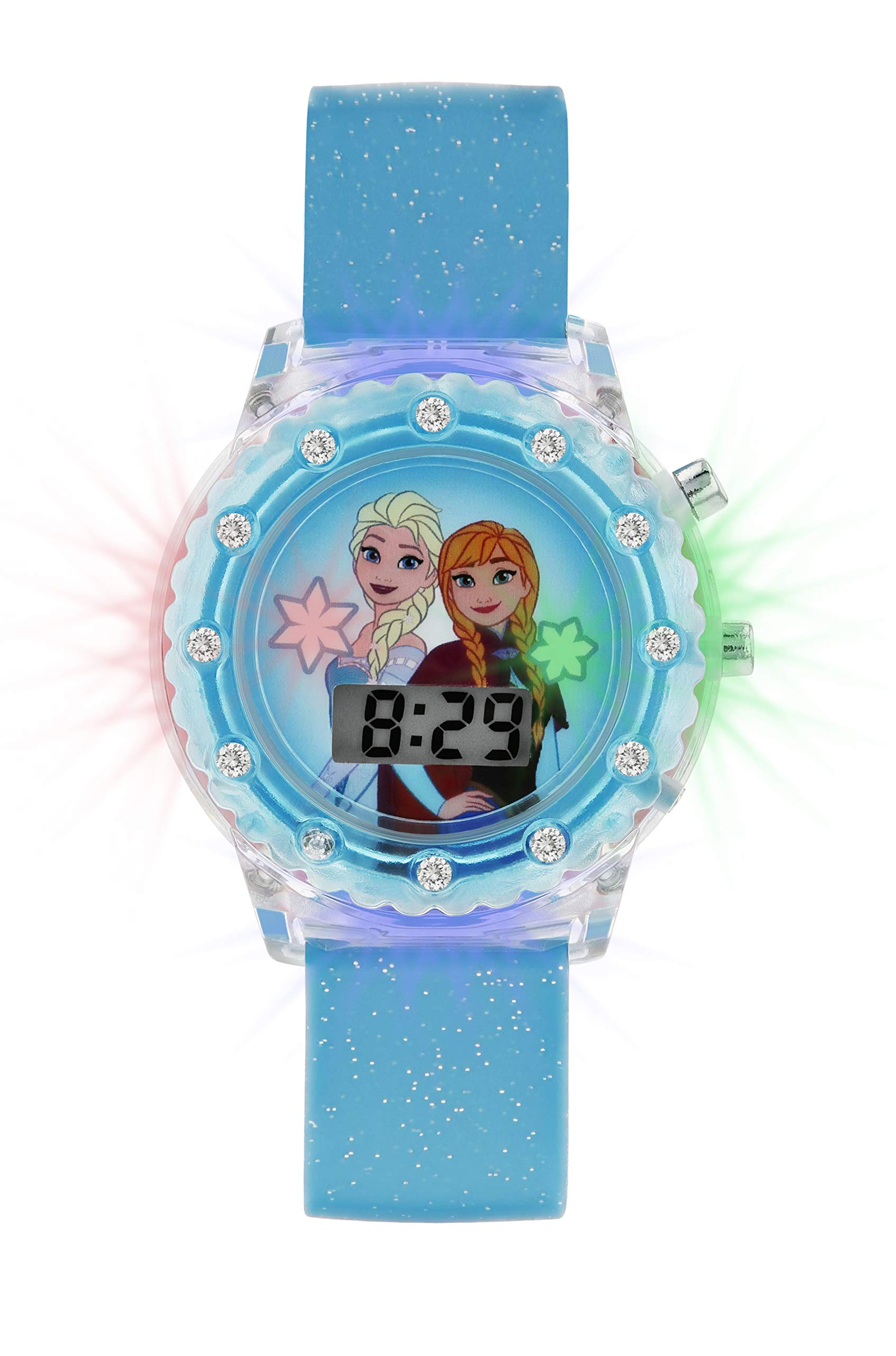 Disney Disney Frozen Girl's Digital Quartz Watch with Rubber Strap FZN4087ARGSET, Multicoloured