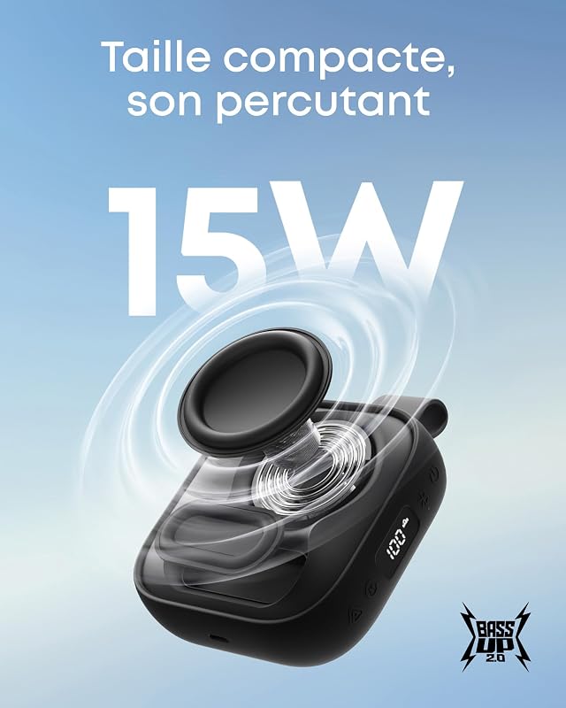 par Anker Boom Go 3i, Enceinte Bluetooth Portable