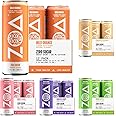 ZOA Zero Sugar Energy Drinks, Fruity Flavors Bundle - Sugar Free with Electrolytes, Healthy Vitamin C, Amino Acids, Essential B-Vitamins, and Caffeine from Green Tea - 12 Fl Oz (60-Pack)