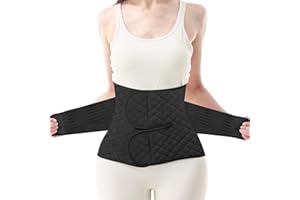 Allaugh Postpartum Belly Band Wrap: C Section Belly Belt for Women Post Pregnancy Recovery - Abdominal Binder Post Surgery