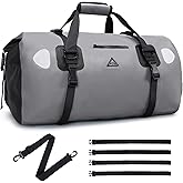 Haimont Waterproof Duffel Bag Roll-top Dry Duffel Bag with Quick-fixed Straps for Motorcycling, Rafting, Boating, SUP, Kayaking, Travel, 50L/70L