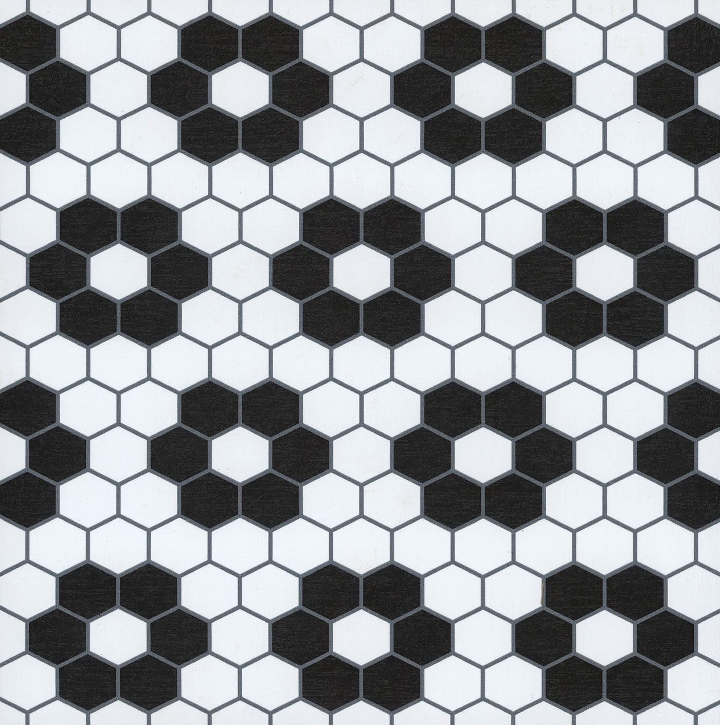 FloorPops FP3931 Biscotto Floor Tiles, Black, 12" L x 12" W x 0.6" T