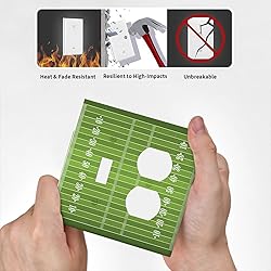 Moslion Football Field 1 Toggle 1 Duplex Outlet