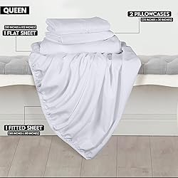 Utopia Bedding Queen Sheet Set - Brushed Microfiber
