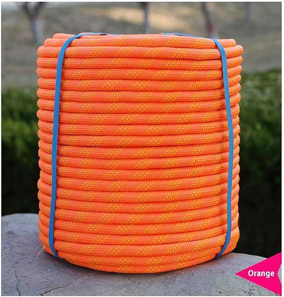 Climbing Rope, 10mm Safety Rescue Downhill Rope Camping Outdoor Garden