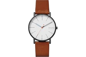 Skagen Signatur Minimalist Men's Watch with Stainless Steel Bracelet, Mesh or Leather Band