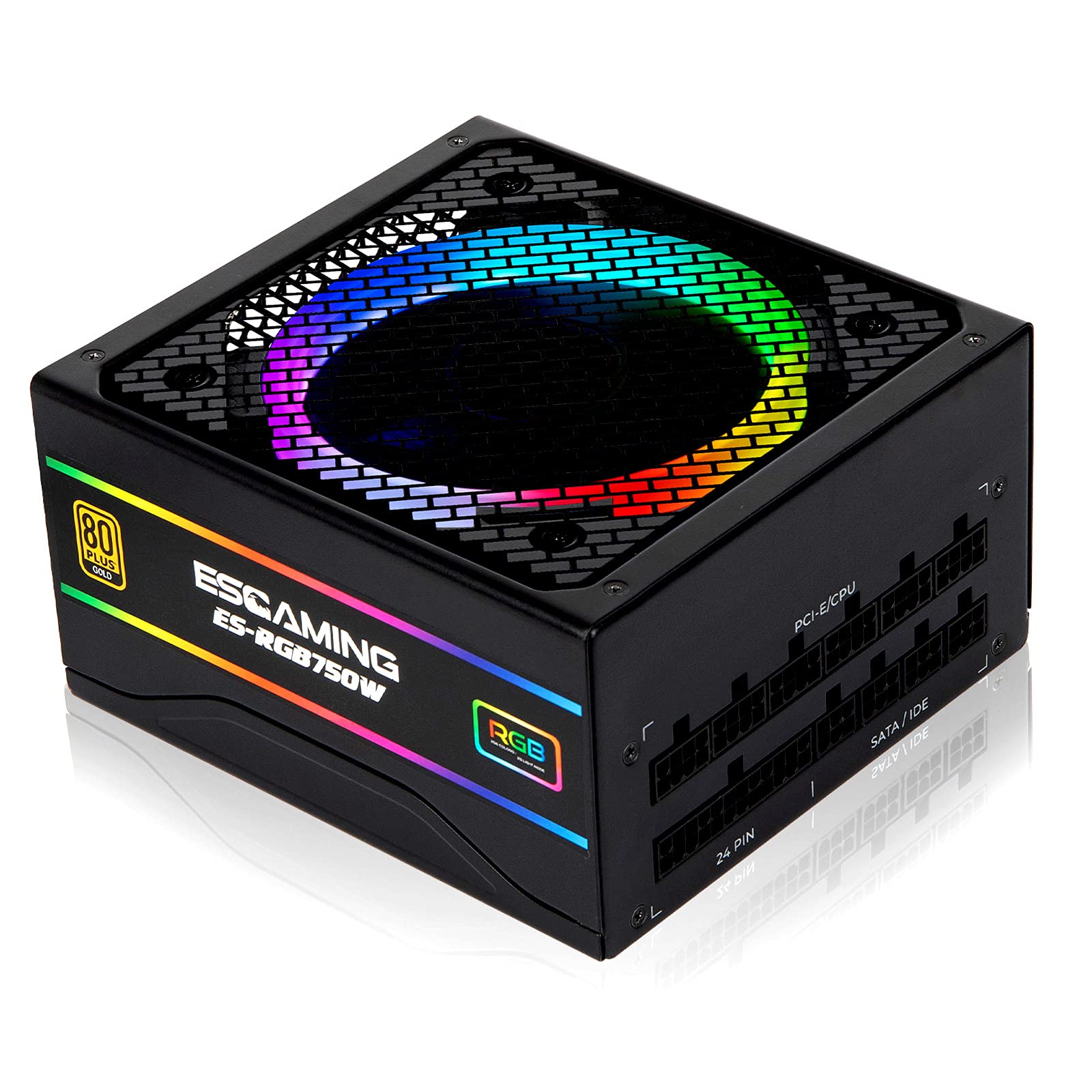 Power Supply Computer Rgb Razer Mua Power Supply 750 Watt, 80+ Gold Certified, Fully Modular RGB Power ...