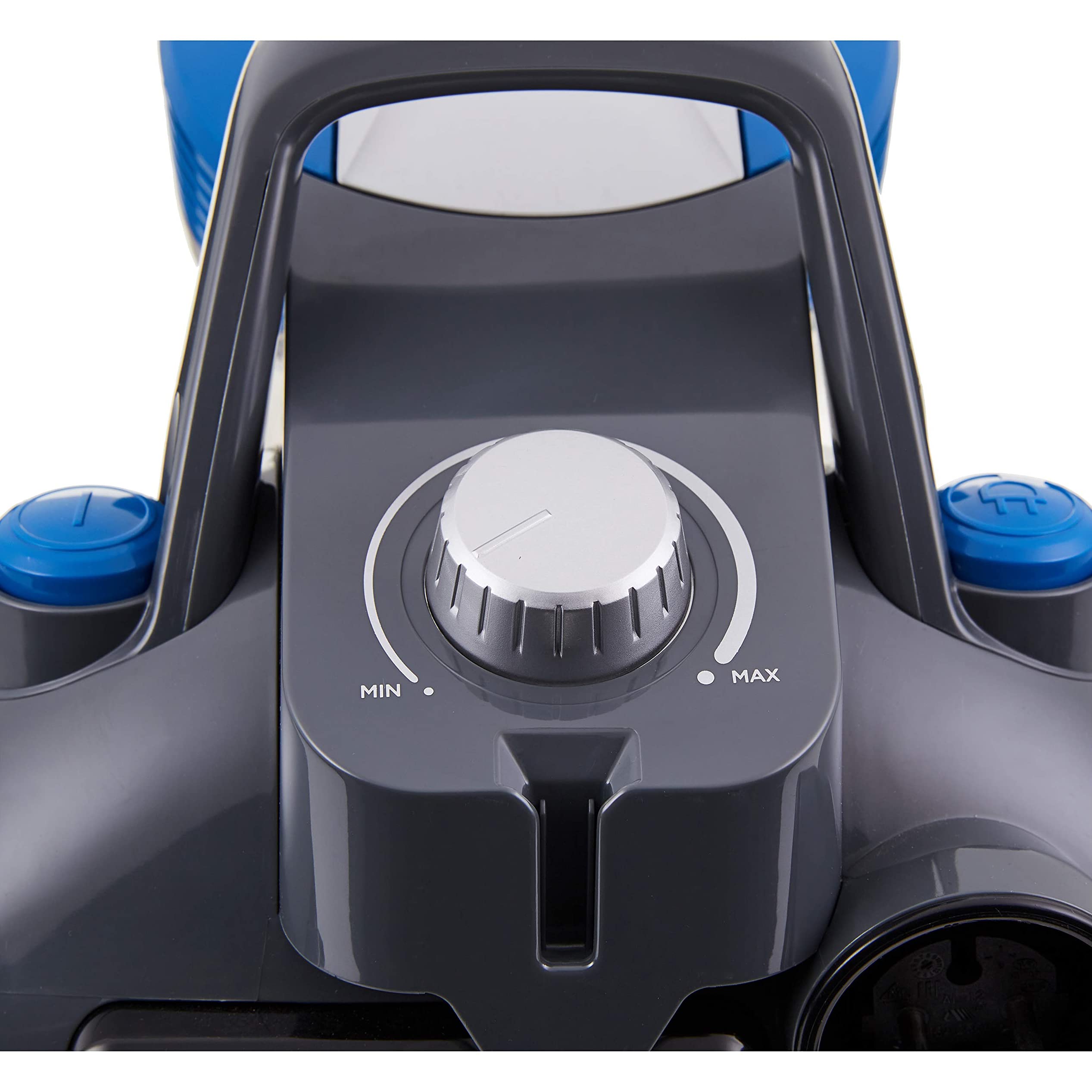 Amazon Basics Zylinder-Staubsauger, leistungsstark, kompakt und leicht, ohne Beutel, für Hart- und Teppichböden, HEPA-Filter, 700 W, 2.0 L, EU, Schwarz/Blau 5