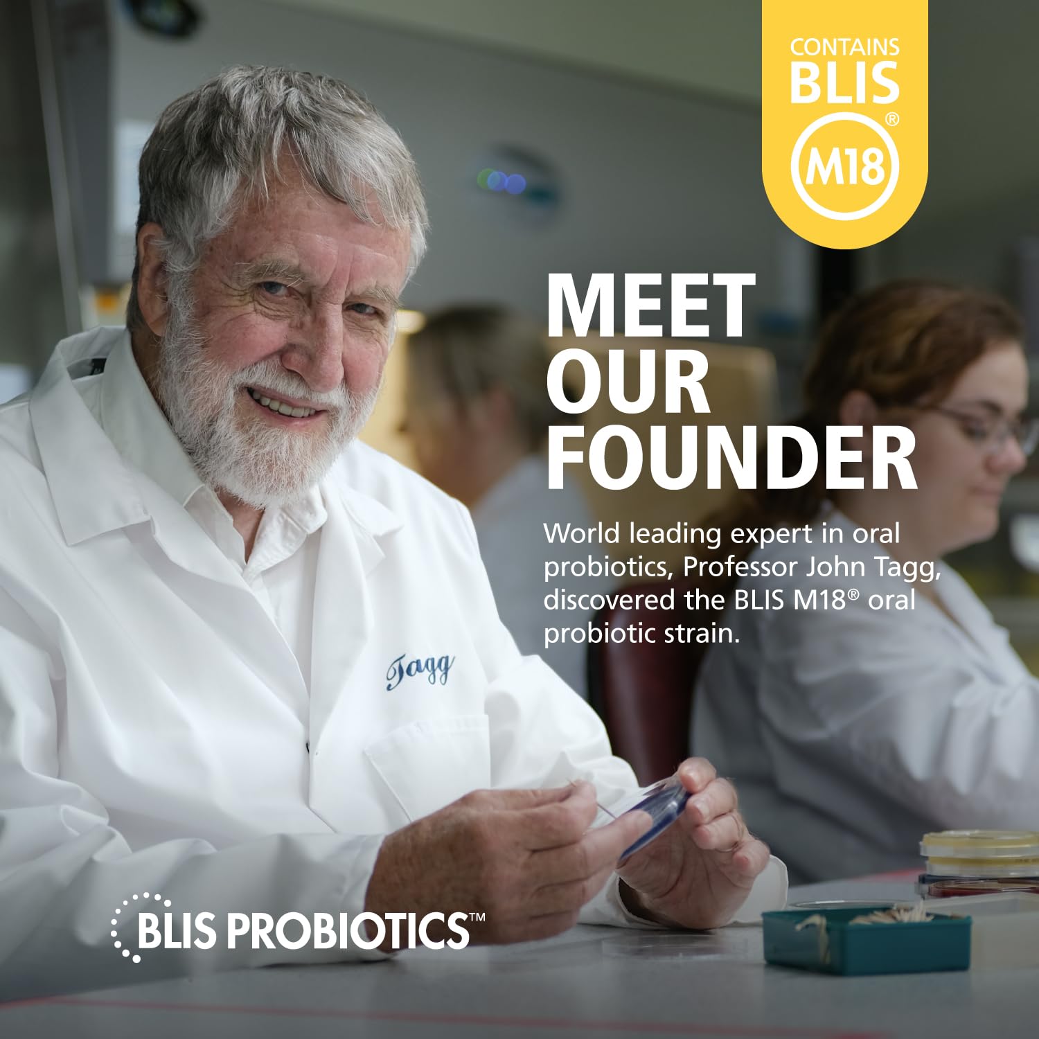 BLIS Teeth & Gums Oral Probiotics Lozenges for Mouth - Most Potent M18 Formula Available, 2.5 Billion CFU - Mouth Probiotic for Tooth and Gum Health, Adults and Kids - 30 Day Supply