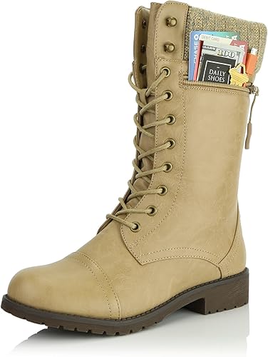 women's army style boots