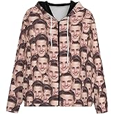 Custom Hoodies Jacket for men women Personalized Hoodie zipper with photo logo text Design Your Own Full-Zip Hoodies