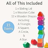 Jaques of London Wooden Shape Sorter Montessori Toy for 1 Year Old view 3